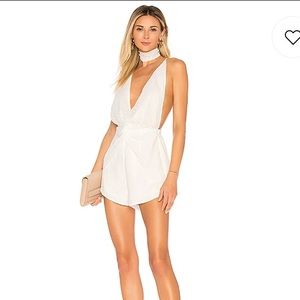 Like New Revolve Front Tie Romper